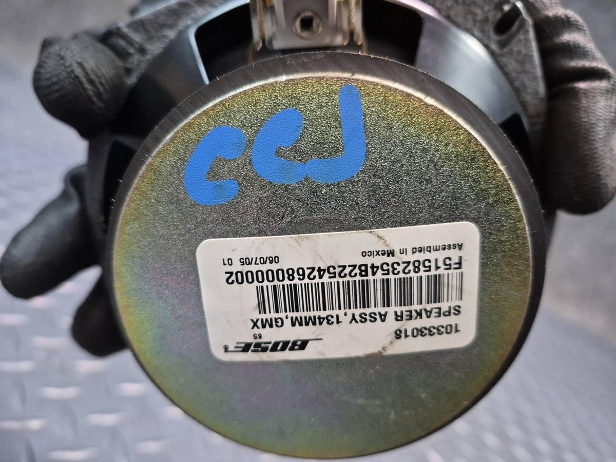 05-09 Chevrolet Corvette C6 Set of 6 Audio Speaker & Subwoofer Bose OEM