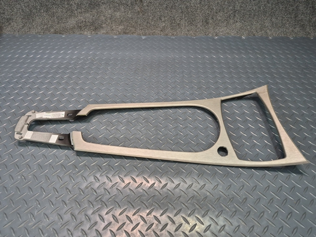 03-05 BMW E85 Z4 Set of 3 Left Right Dashboard Center Console Trim Aluminum OEM