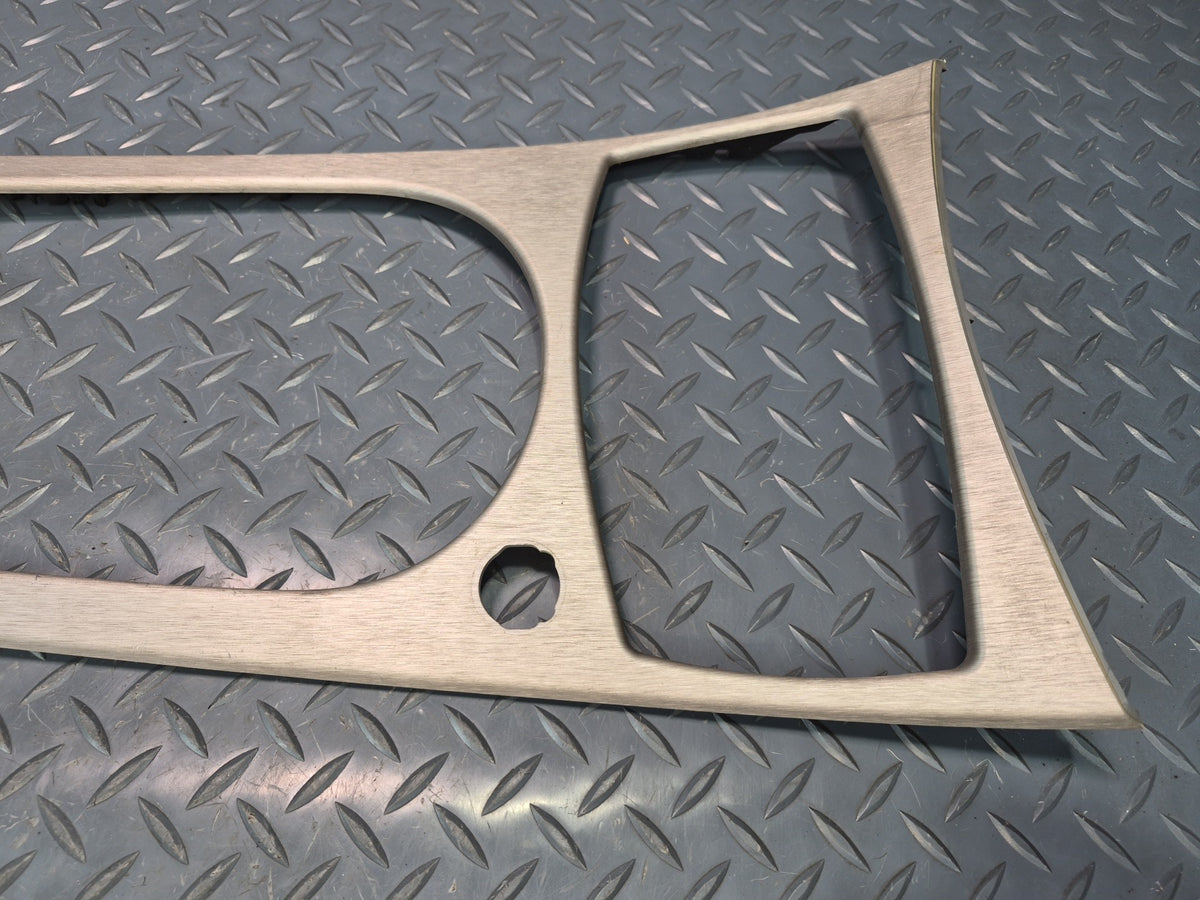 03-05 BMW E85 Z4 Set of 3 Left Right Dashboard Center Console Trim Aluminum OEM