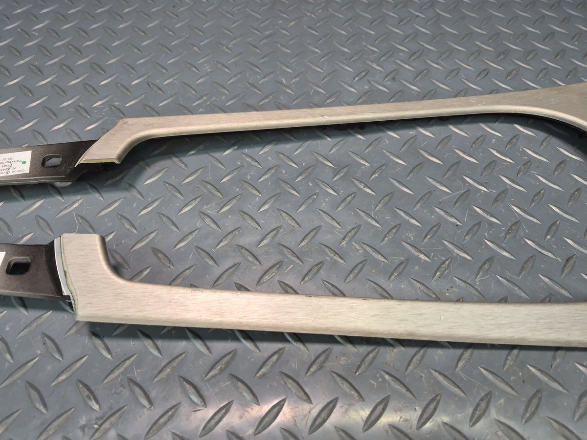 03-05 BMW E85 Z4 Set of 3 Left Right Dashboard Center Console Trim Aluminum OEM