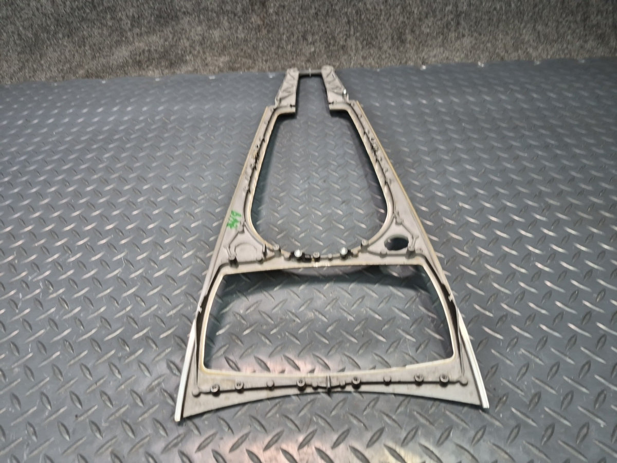 03-05 BMW E85 Z4 Set of 3 Left Right Dashboard Center Console Trim Aluminum OEM