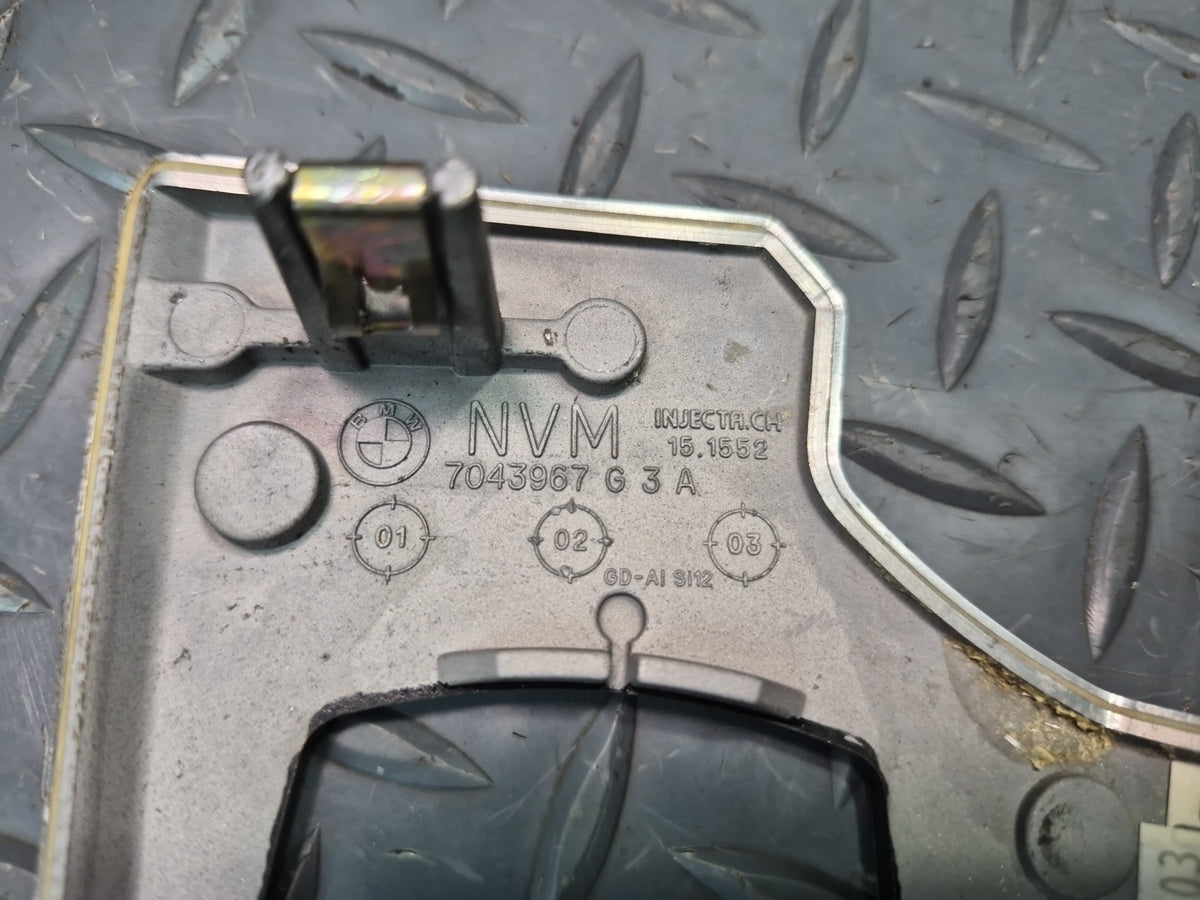 03-05 BMW E85 Z4 Set of 3 Left Right Dashboard Center Console Trim Aluminum OEM