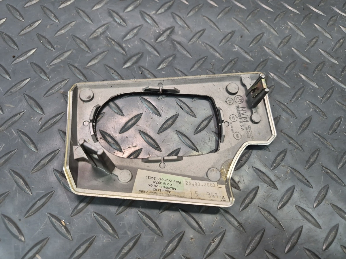 03-05 BMW E85 Z4 Set of 3 Left Right Dashboard Center Console Trim Aluminum OEM