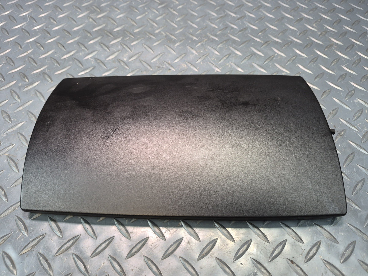 03-08 BMW E85 Z4 Rear Center Console Storage Lid Cover Black OEM