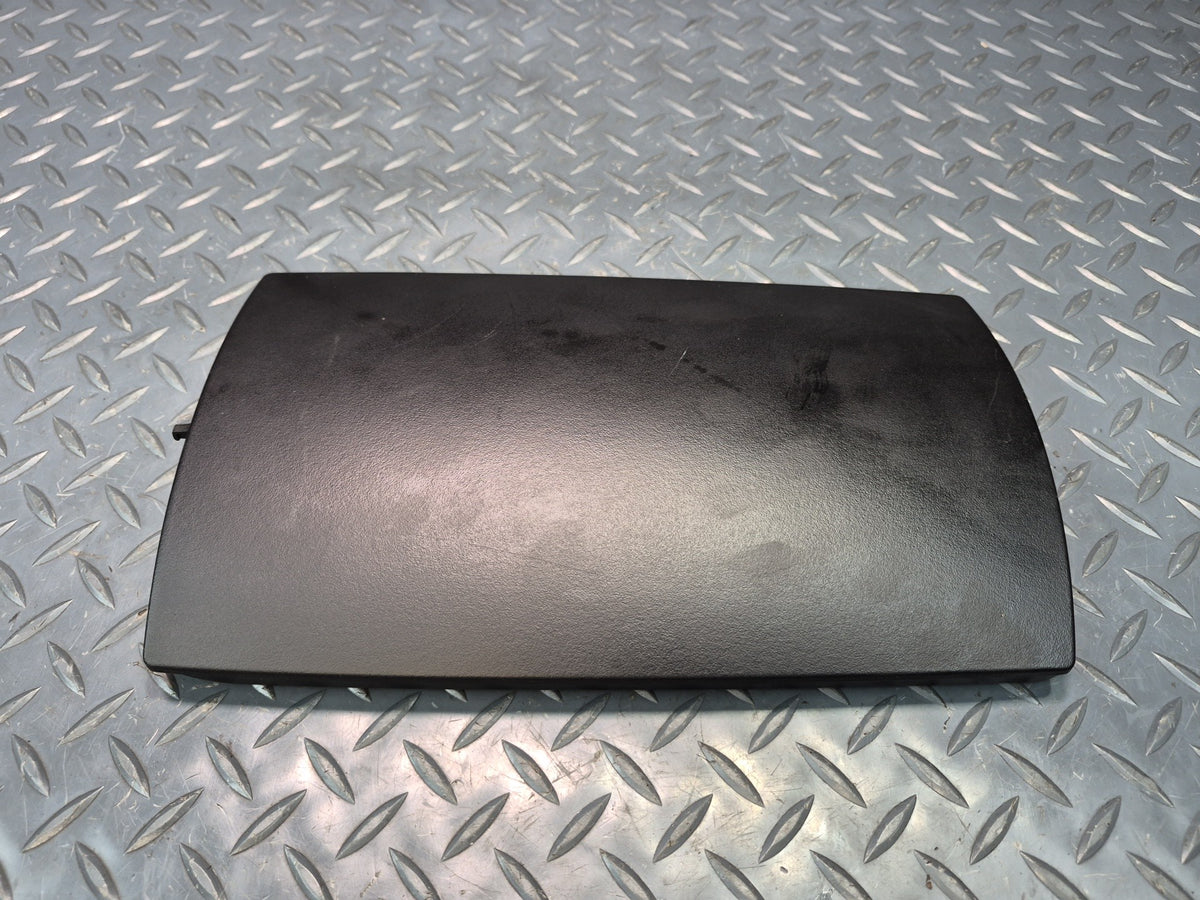 03-08 BMW E85 Z4 Rear Center Console Storage Lid Cover Black OEM