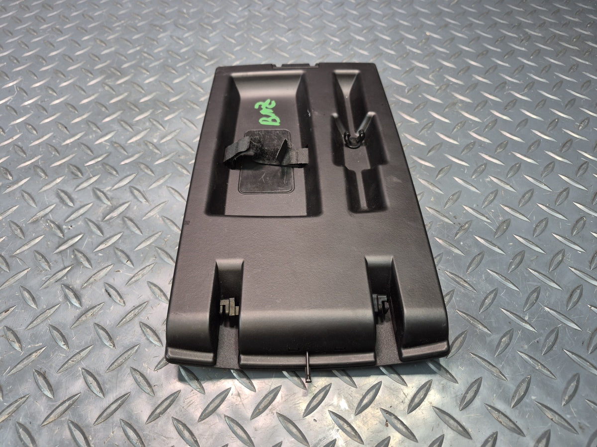 03-08 BMW E85 Z4 Rear Center Console Storage Lid Cover Black OEM