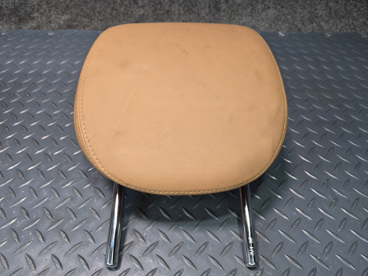 2003-2010 Porsche Cayenne 957 Rear Left Center Right Seat Leather Headrest Set