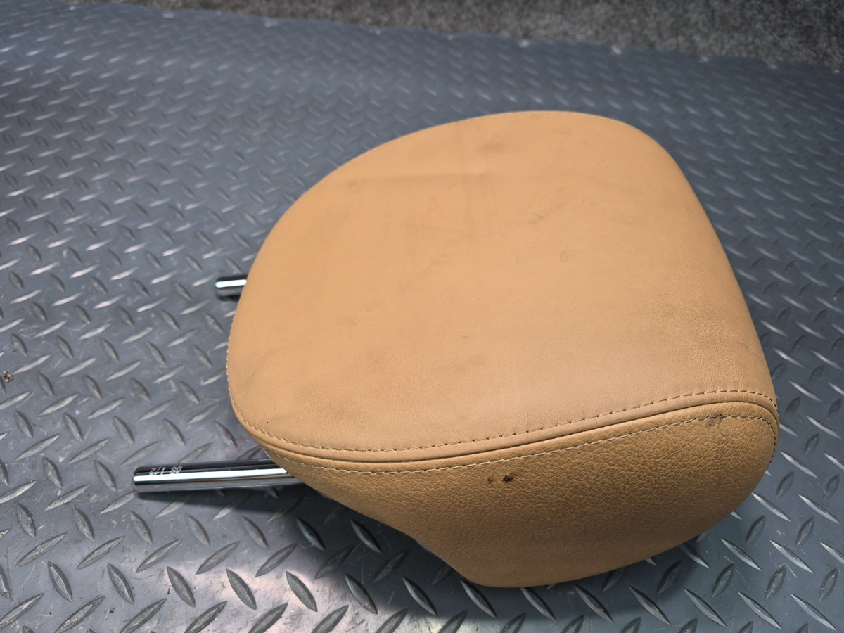 2003-2010 Porsche Cayenne 957 Rear Left Center Right Seat Leather Headrest Set
