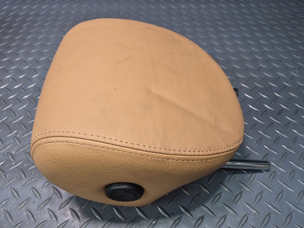 2003-2010 Porsche Cayenne 957 Rear Left Center Right Seat Leather Headrest Set