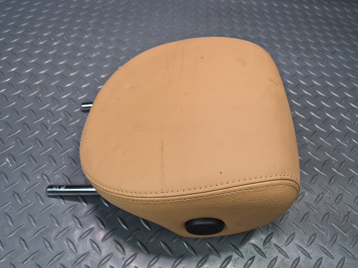 2003-2010 Porsche Cayenne 957 Rear Left Center Right Seat Leather Headrest Set
