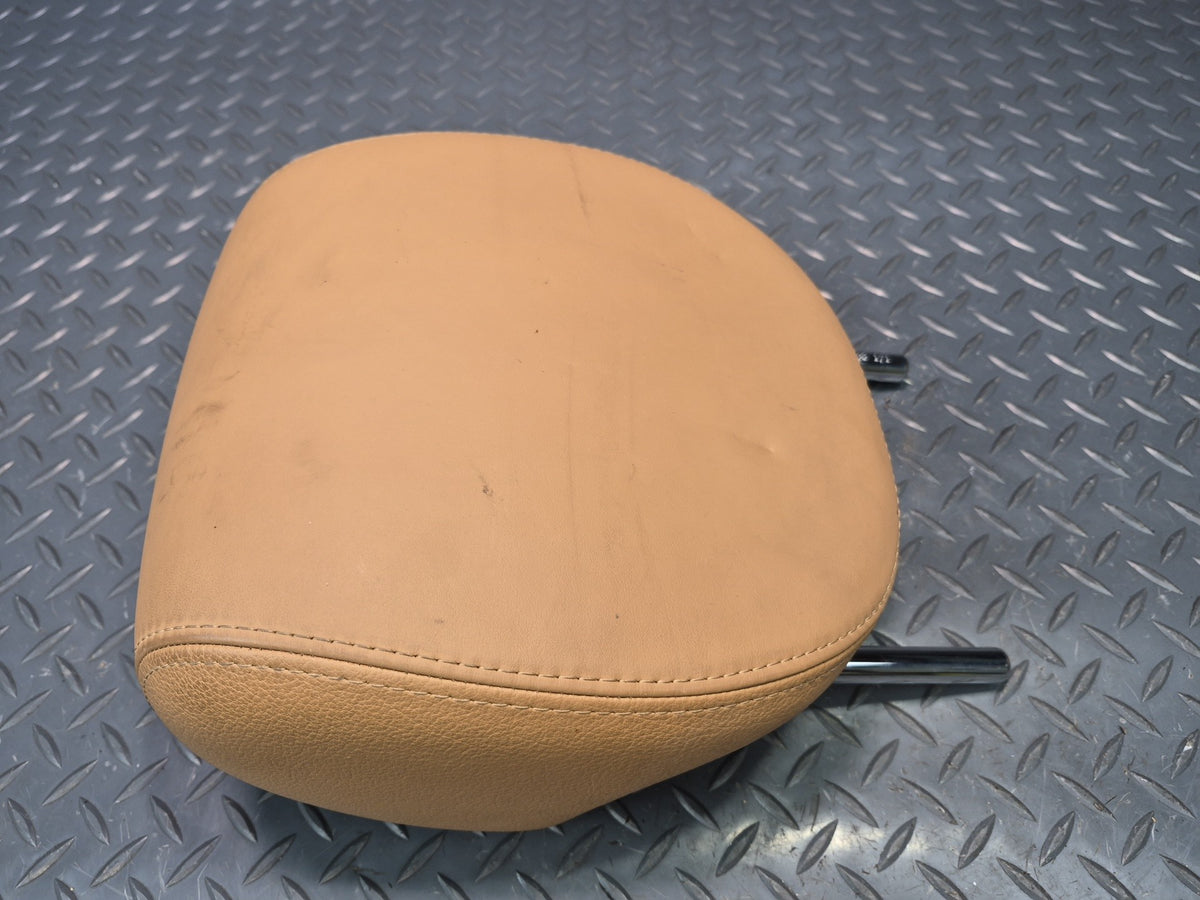 2003-2010 Porsche Cayenne 957 Rear Left Center Right Seat Leather Headrest Set