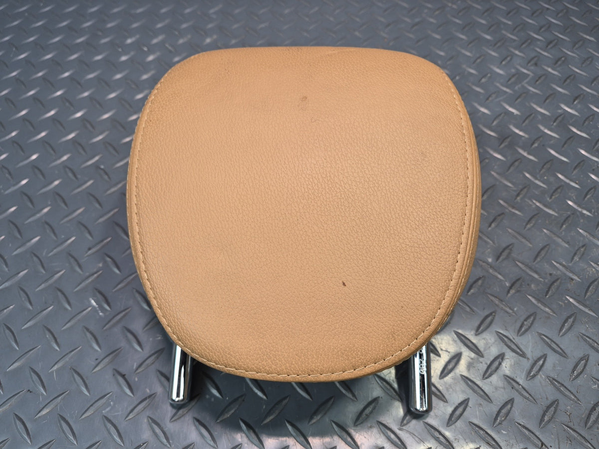 2003-2010 Porsche Cayenne 957 Rear Left Center Right Seat Leather Headrest Set