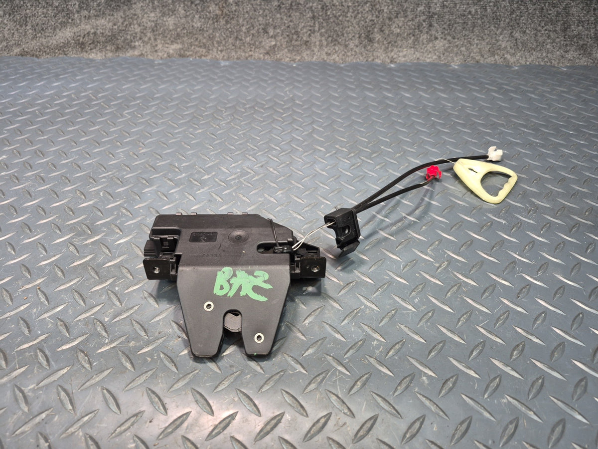 03-08 BMW E85 Z4 Rear Trunk Lock Latch Actuator w Recessed Handle OEM