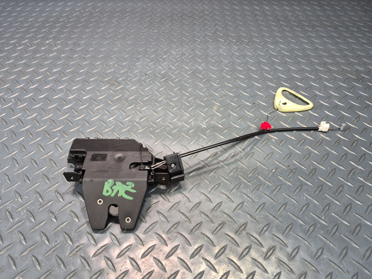03-08 BMW E85 Z4 Rear Trunk Lock Latch Actuator w Recessed Handle OEM