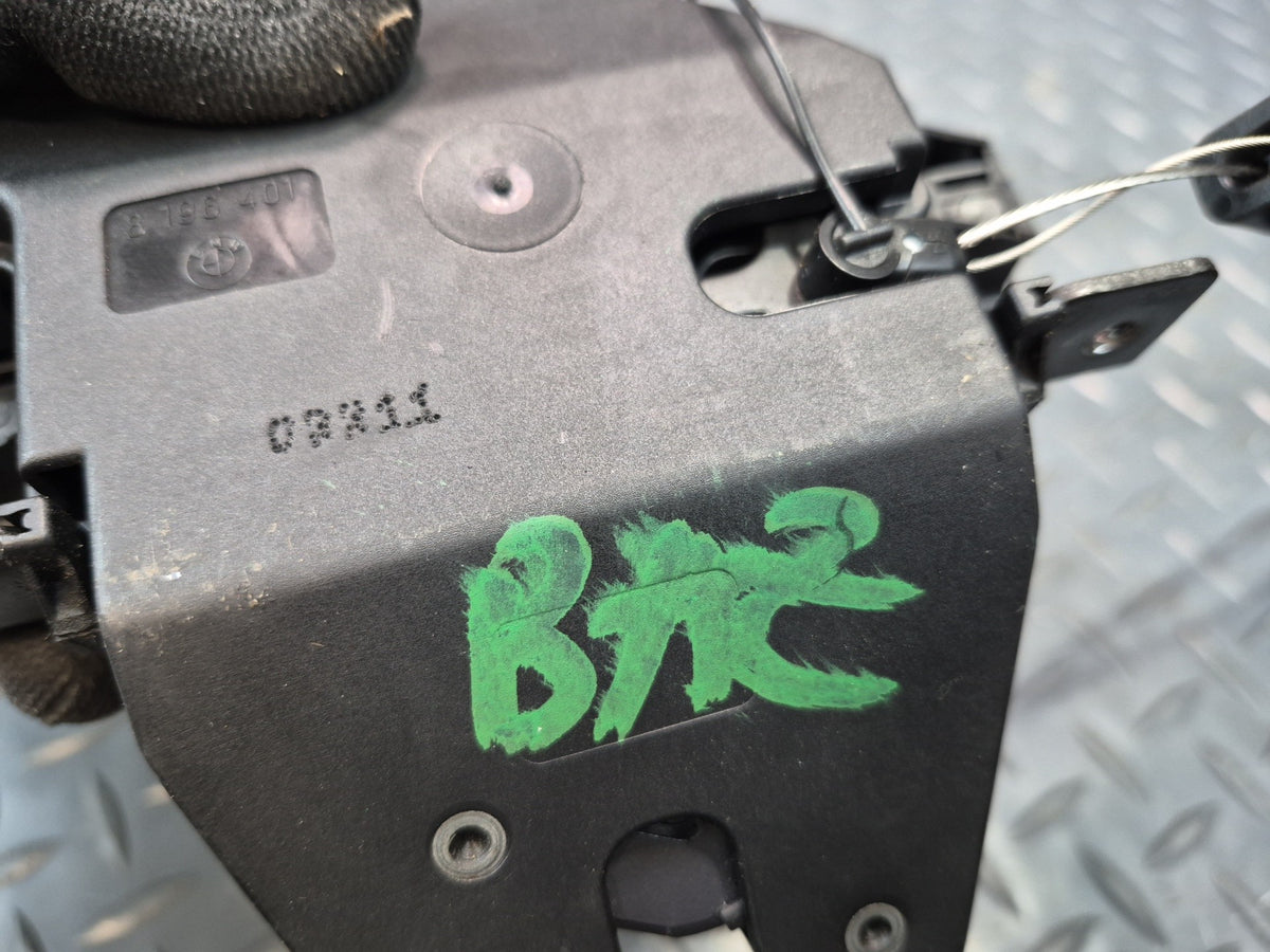 03-08 BMW E85 Z4 Rear Trunk Lock Latch Actuator w Recessed Handle OEM