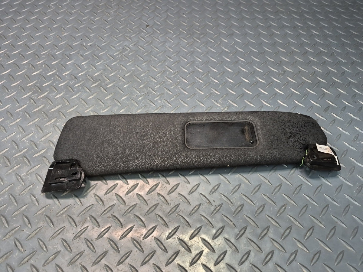 03-08 BMW E85 Z4 Roadster Set of 2 Front Left & Right Sun Visor Black OEM