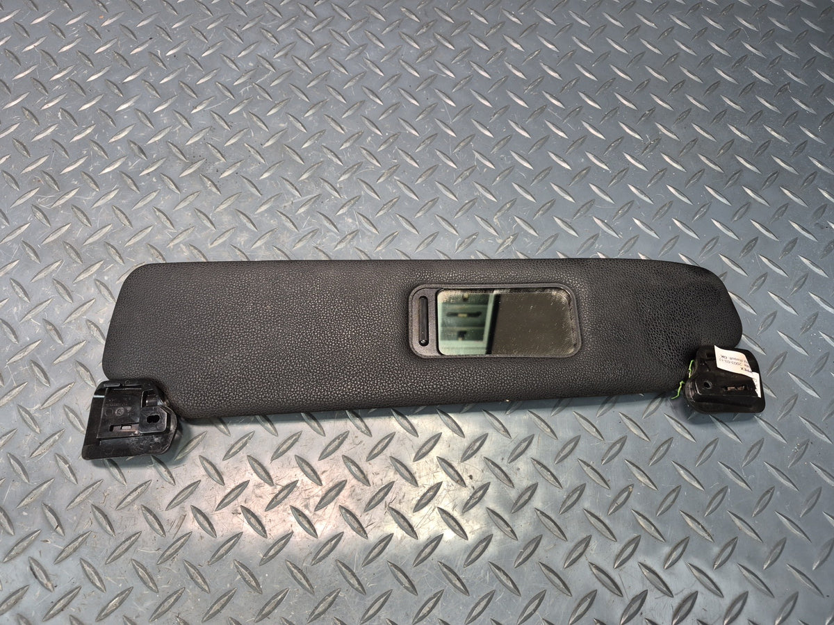 03-08 BMW E85 Z4 Roadster Set of 2 Front Left & Right Sun Visor Black OEM