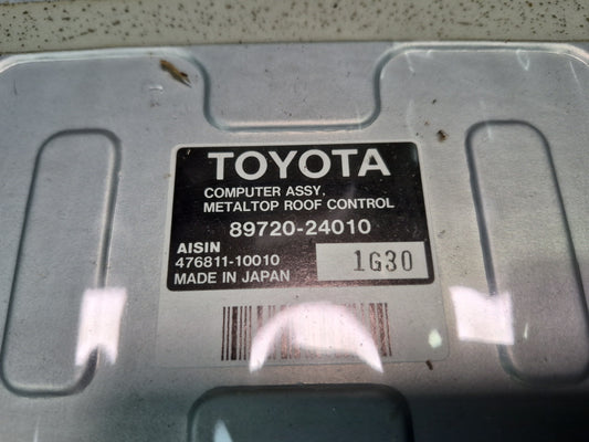 02-08 Lexus UZZ40L SC430 Convertible TOP Roof Control Module 89720-24010 OEM