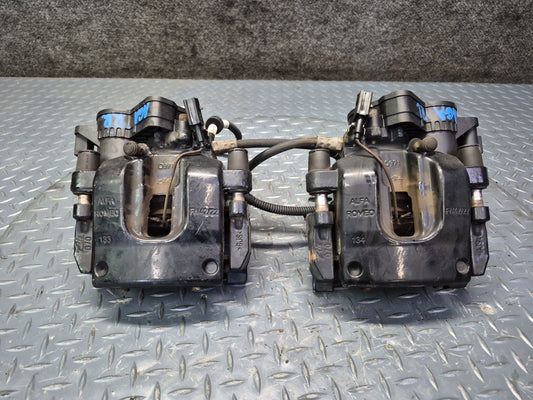 17-22 Alfa Romeo Giulia Q4 952 2.0L AWD Rear Left & Right Brake Calipers Set OEM