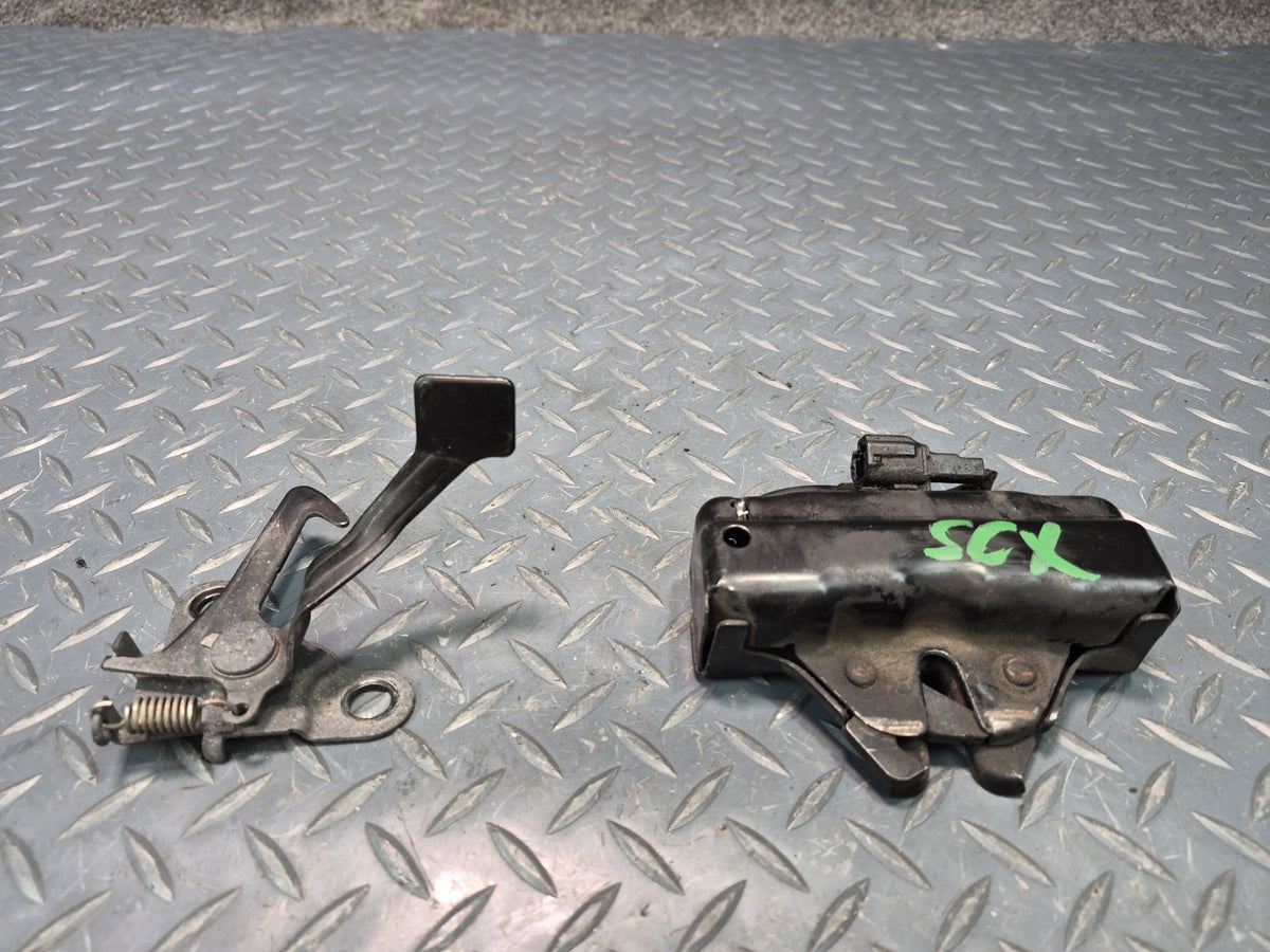 02-10 Lexus UZZ40L SC430 Hood Lock Latch Open Release Catch Set OEM