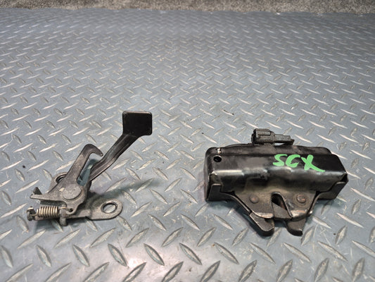 02-10 Lexus UZZ40L SC430 Hood Lock Latch Open Release Catch Set OEM