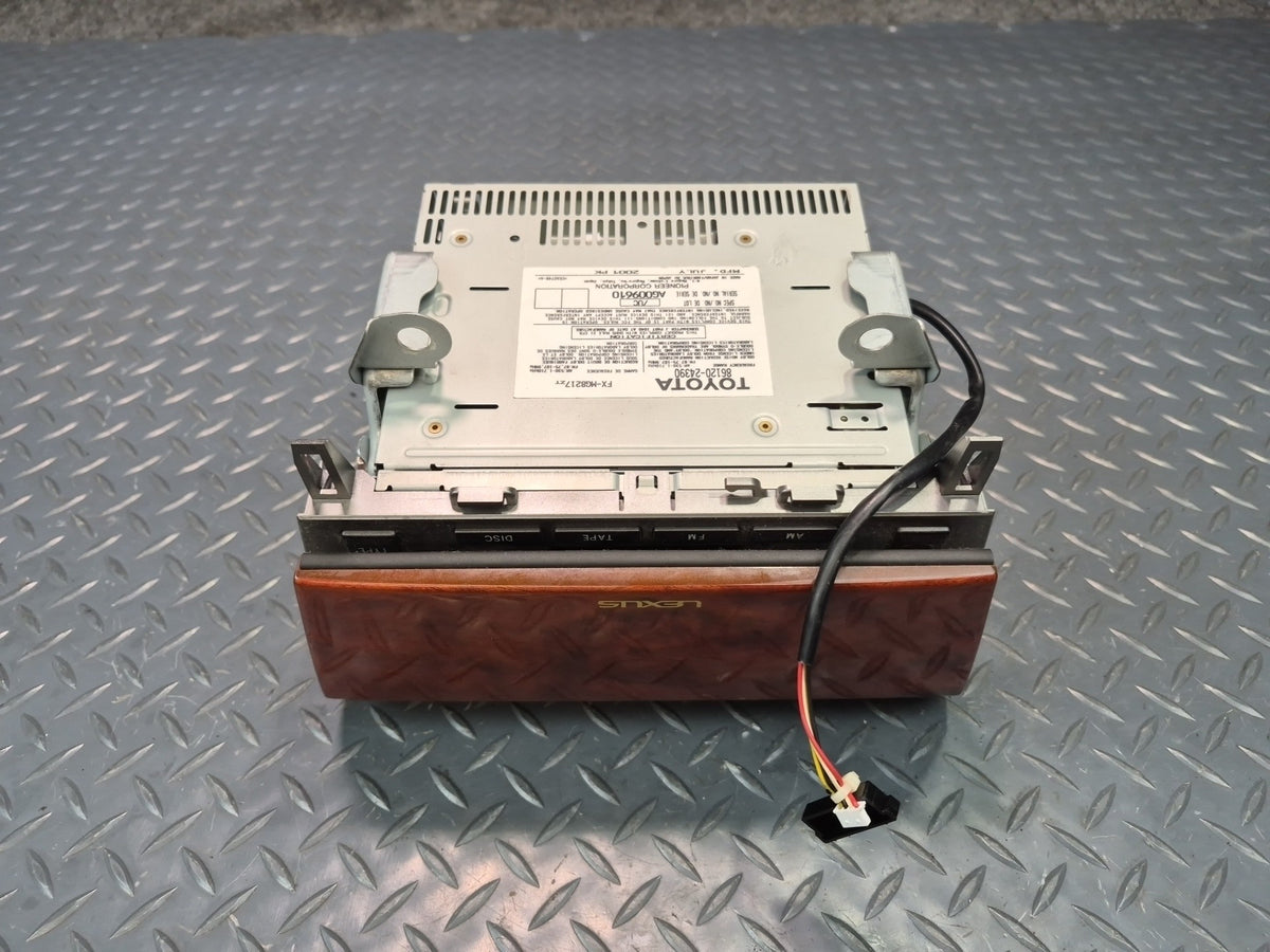 02-03 Lexus UZZ40L SC430 Cassette Radio CD Player Receiver Head Unit OEM