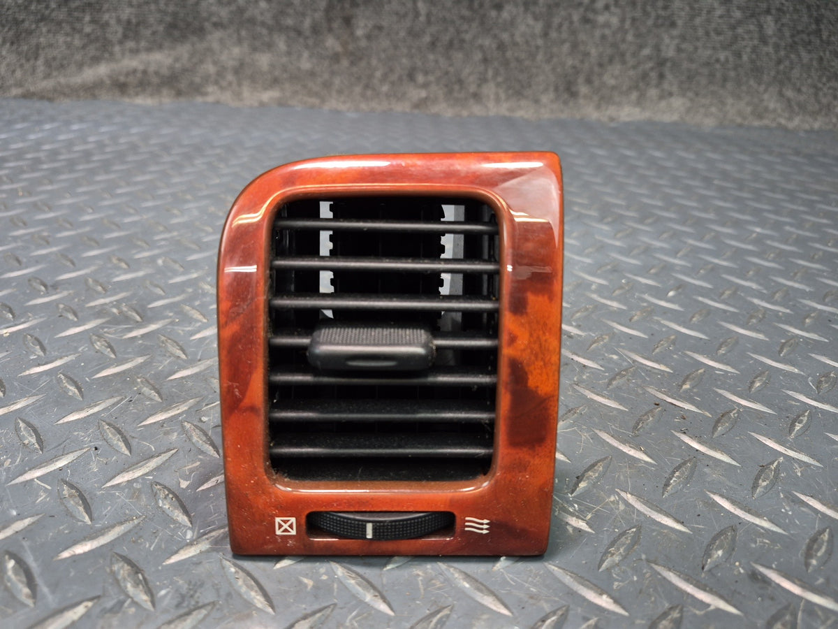 02-10 Lexus UZZ40L SC430 Dash Front Left A/C Air Vent Grille w Wood Trim OEM