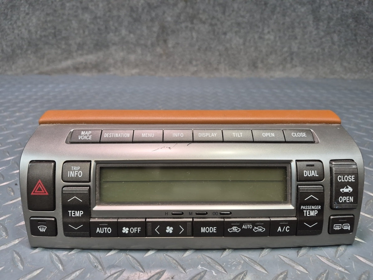 02-08 Lexus UZZ40L SC430 A/C Heater Climate Control Switch Panel 55900-24260 OEM
