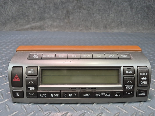 02-08 Lexus UZZ40L SC430 A/C Heater Climate Control Switch Panel 55900-24260 OEM