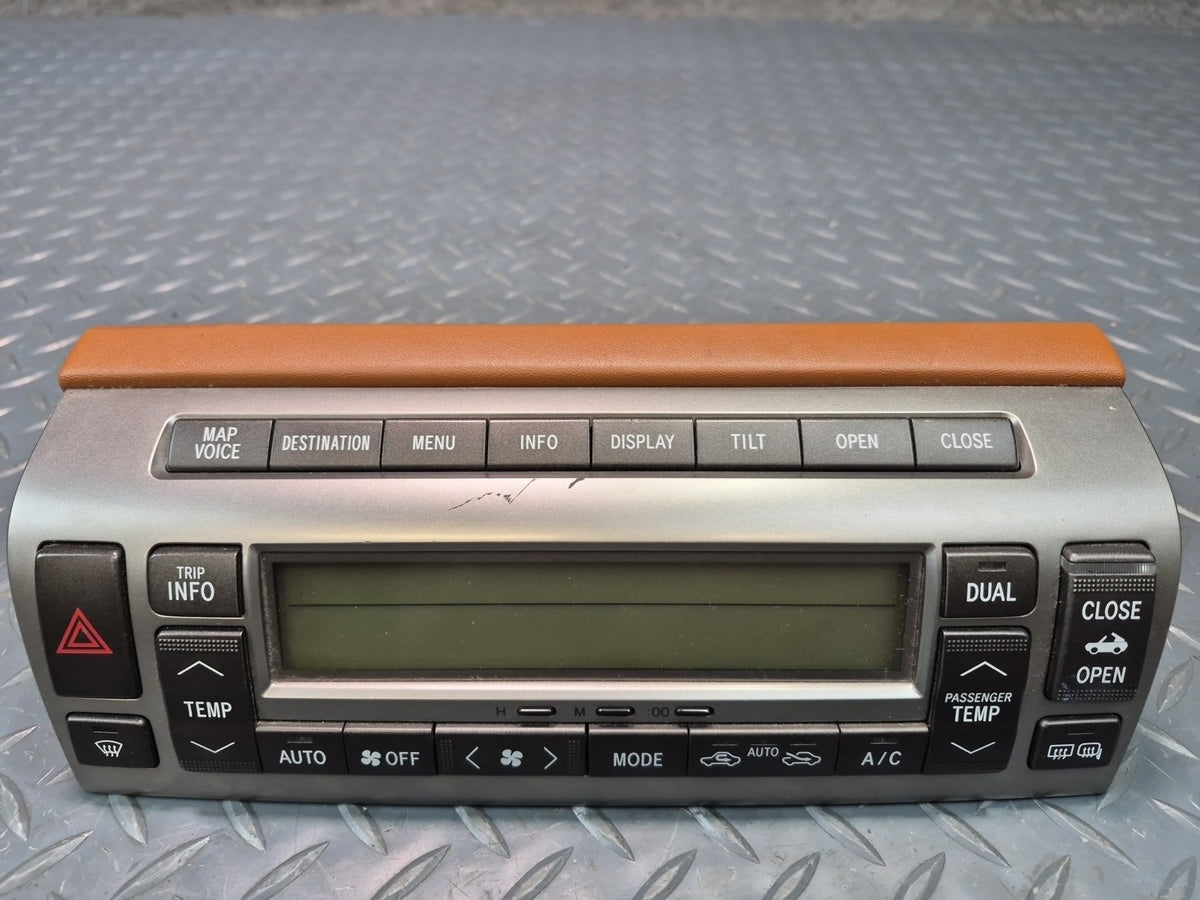 02-08 Lexus UZZ40L SC430 A/C Heater Climate Control Switch Panel 55900-24260 OEM