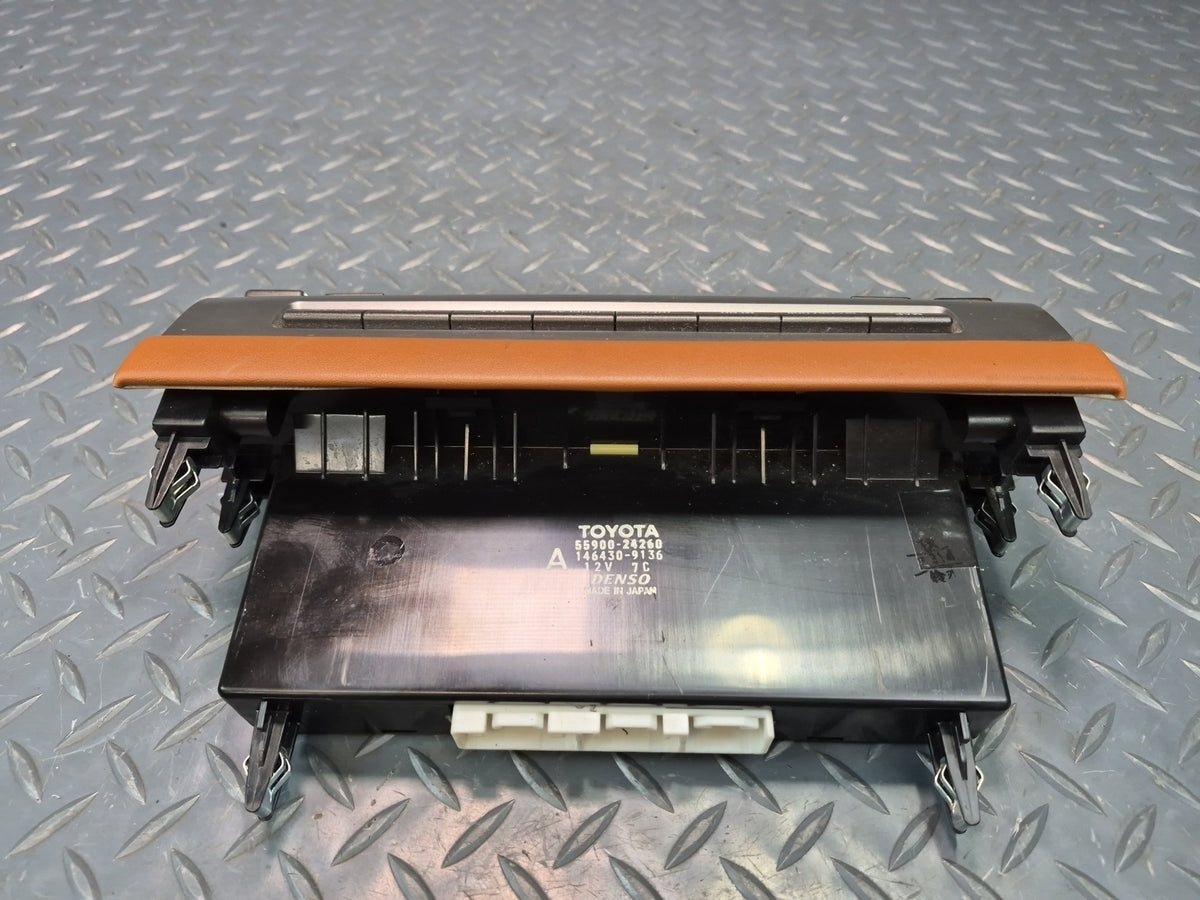 02-08 Lexus UZZ40L SC430 A/C Heater Climate Control Switch Panel 55900-24260 OEM