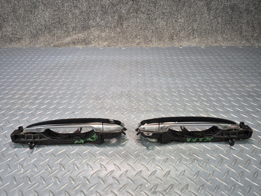 02-10 Lexus UZZ40L SC430 Set of 2 Left & Right Door Exterior Handle Black OEM