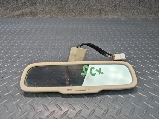 02-10 Lexus UZZ40L SC430 Auto Dimming Interior Rear View Mirror OEM Damaged