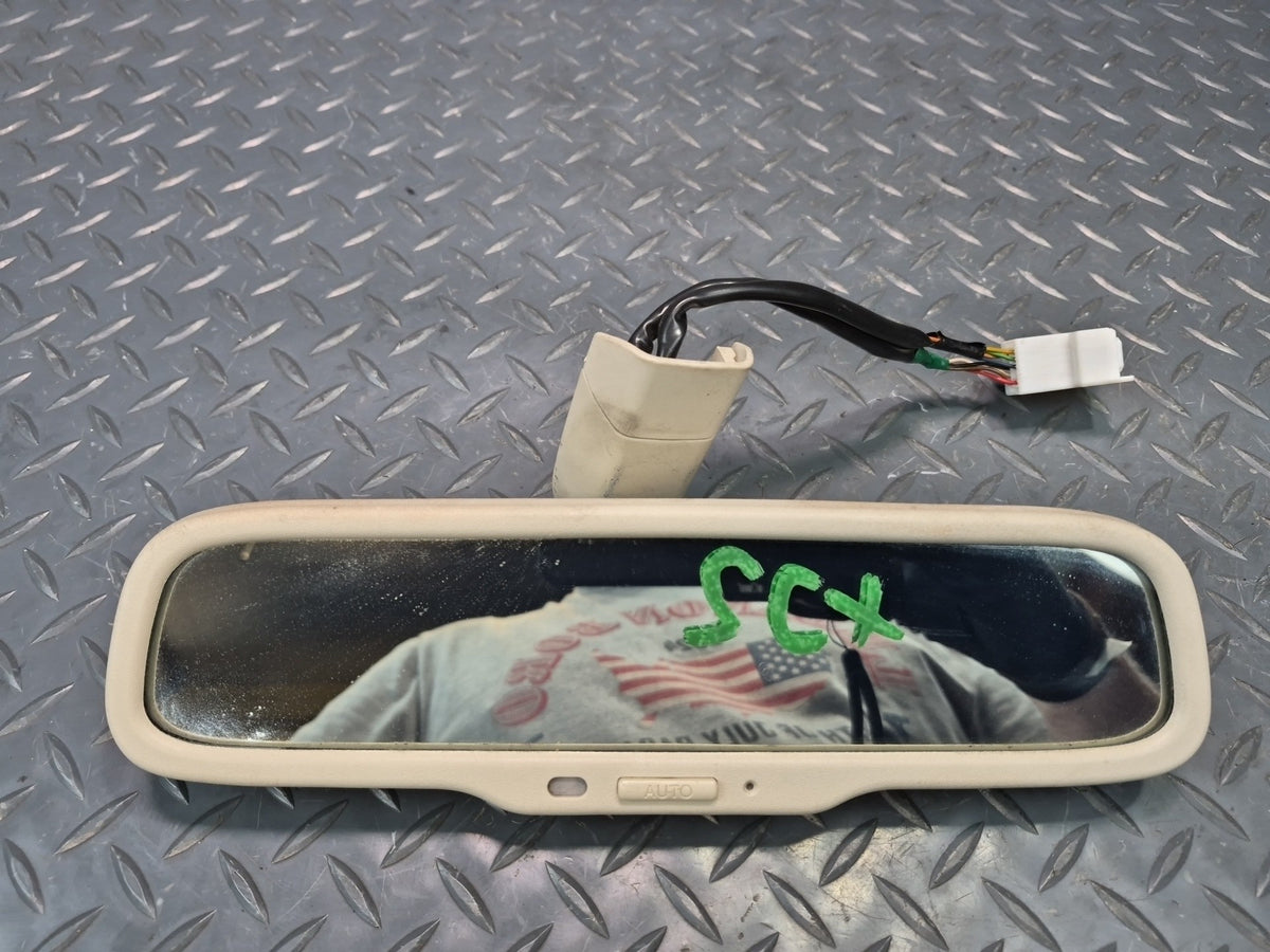 02-10 Lexus UZZ40L SC430 Auto Dimming Interior Rear View Mirror OEM Damaged