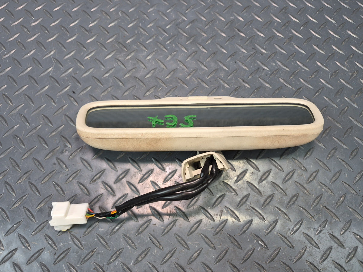 02-10 Lexus UZZ40L SC430 Auto Dimming Interior Rear View Mirror OEM Damaged