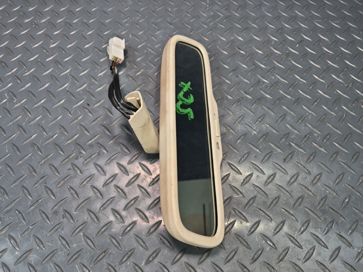 02-10 Lexus UZZ40L SC430 Auto Dimming Interior Rear View Mirror OEM Damaged