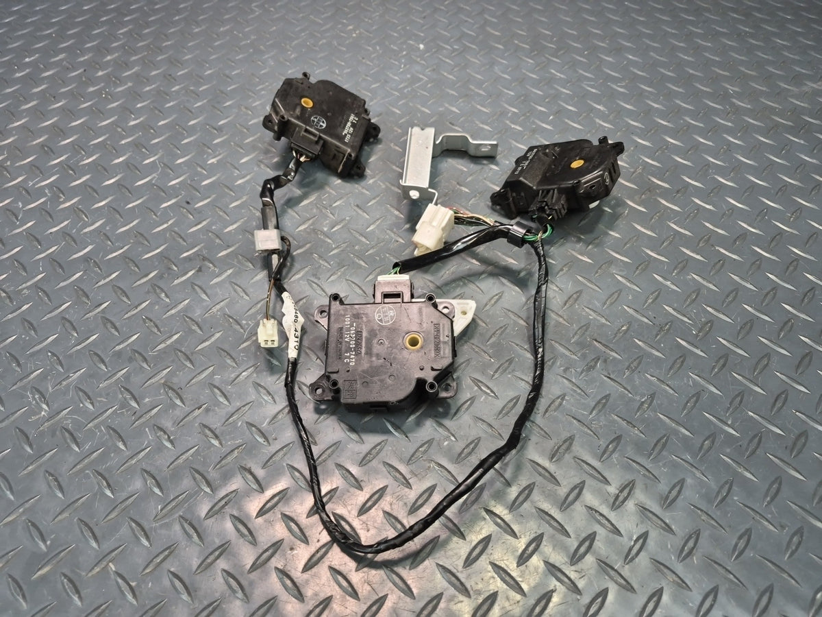 02-10 Lexus SC430 Set of 5 A/C Heater Flap Door Actuator Motor w Wiring OEM