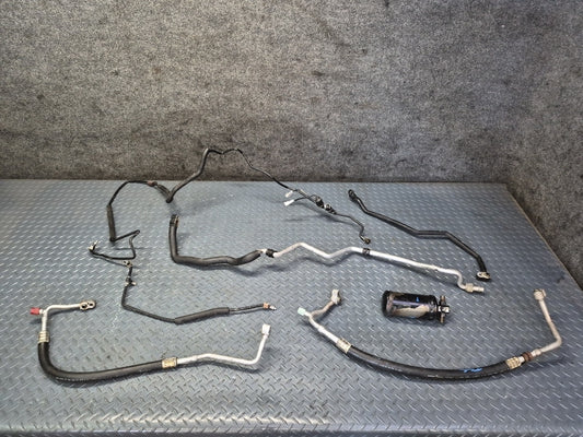 95-97 Toyota Celsior UCF20 Set of 7 A/C Air Condition Hose Pipe Line w Dryer OEM