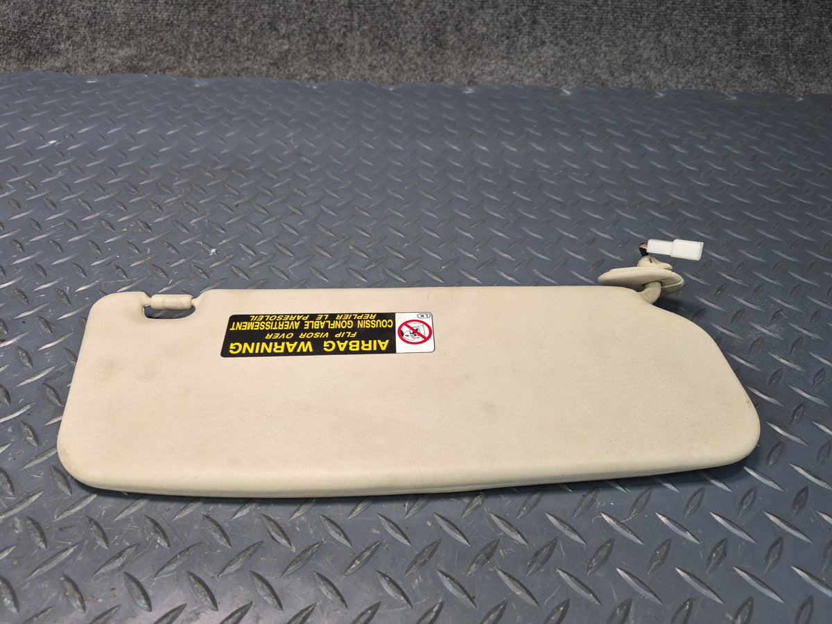02-05 Lexus UZZ40L SC430 Set of 2 Front Left & Right Sun Visor OEM