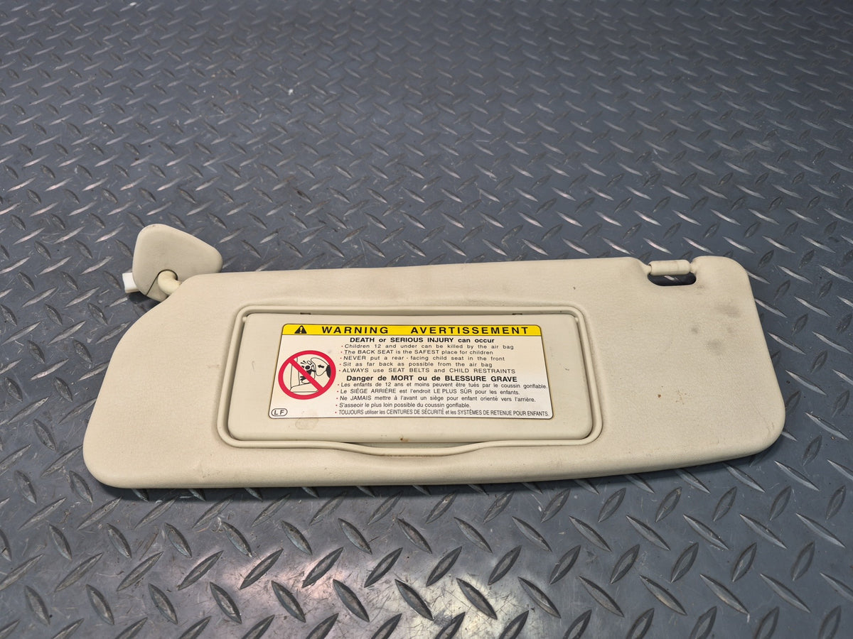 02-05 Lexus UZZ40L SC430 Set of 2 Front Left & Right Sun Visor OEM