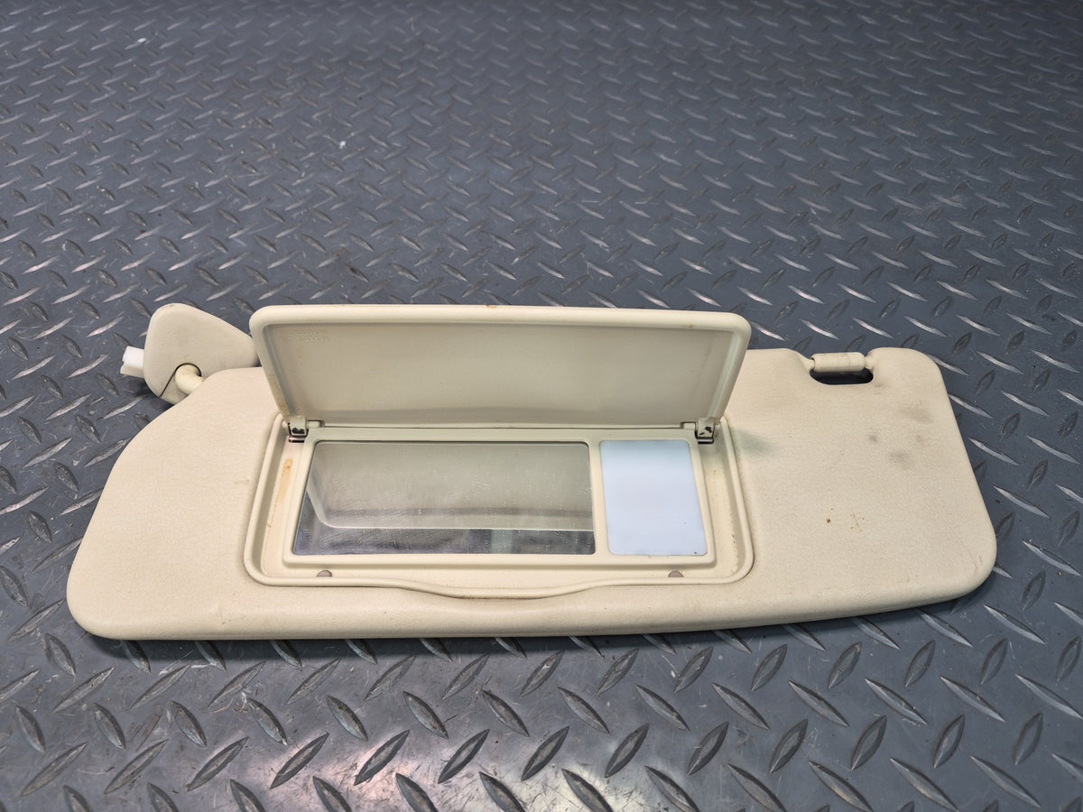 02-05 Lexus UZZ40L SC430 Set of 2 Front Left & Right Sun Visor OEM
