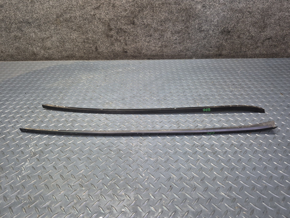 08-10 Porsche Cayenne 957 Front Windshield Exterior A Pillar Trim Molding Set