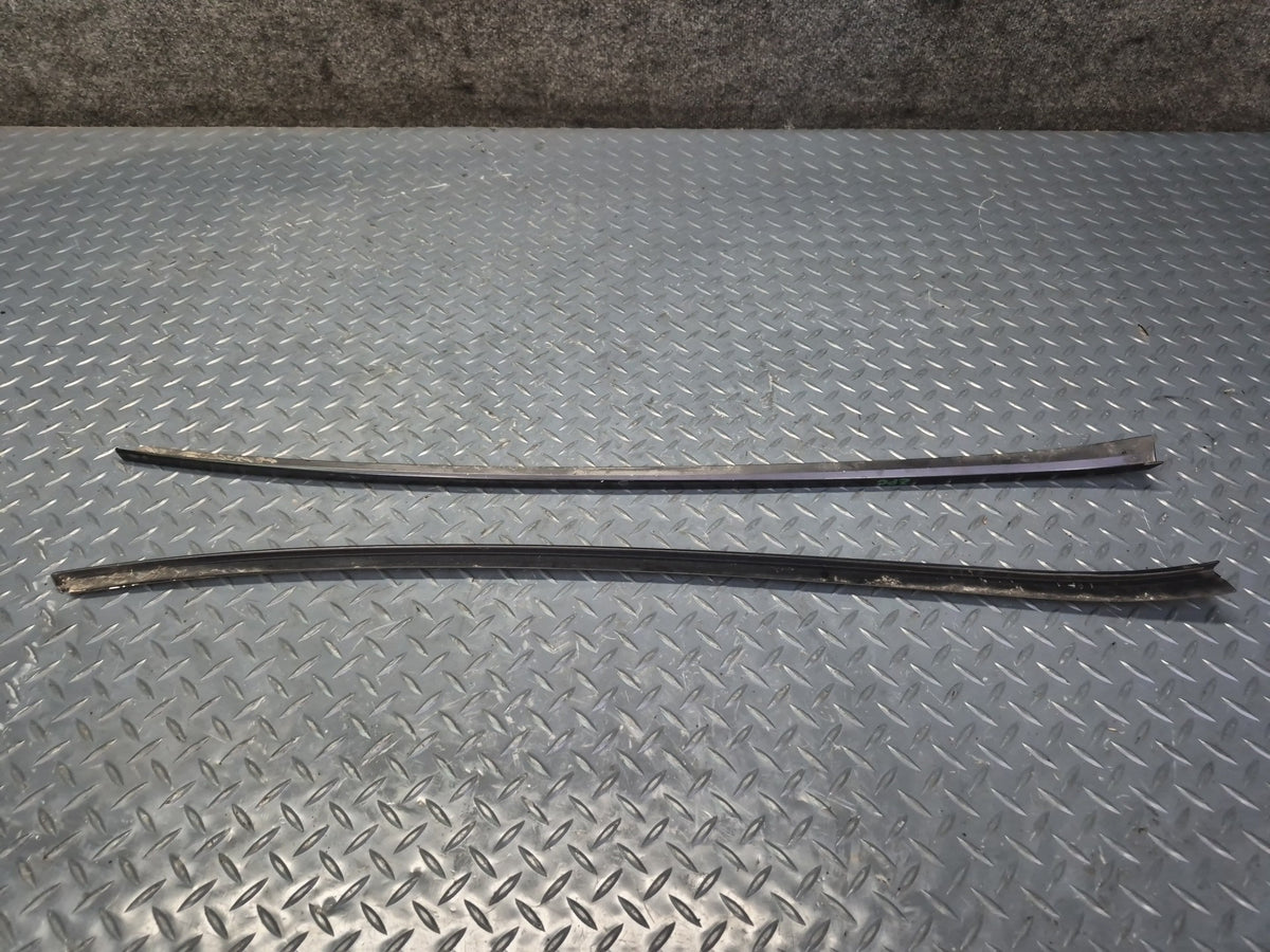 08-10 Porsche Cayenne 957 Front Windshield Exterior A Pillar Trim Molding Set