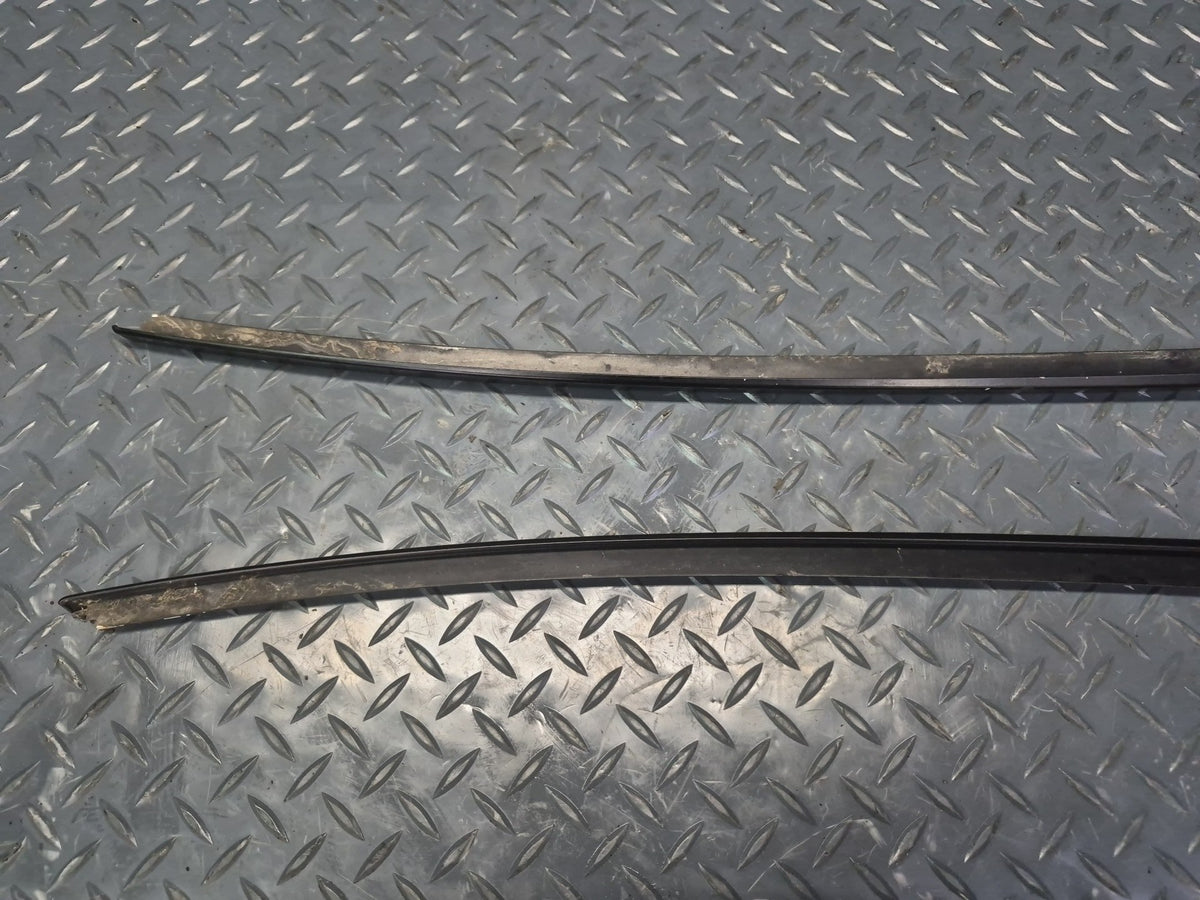 08-10 Porsche Cayenne 957 Front Windshield Exterior A Pillar Trim Molding Set