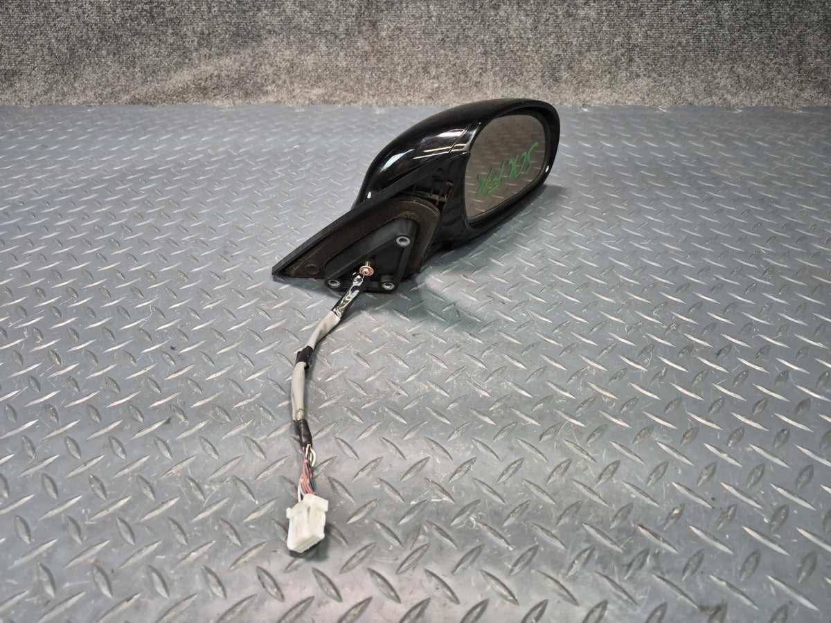 02-05 Lexus SC430 Right Door Exterior Side View Heated Mirror Black OEM