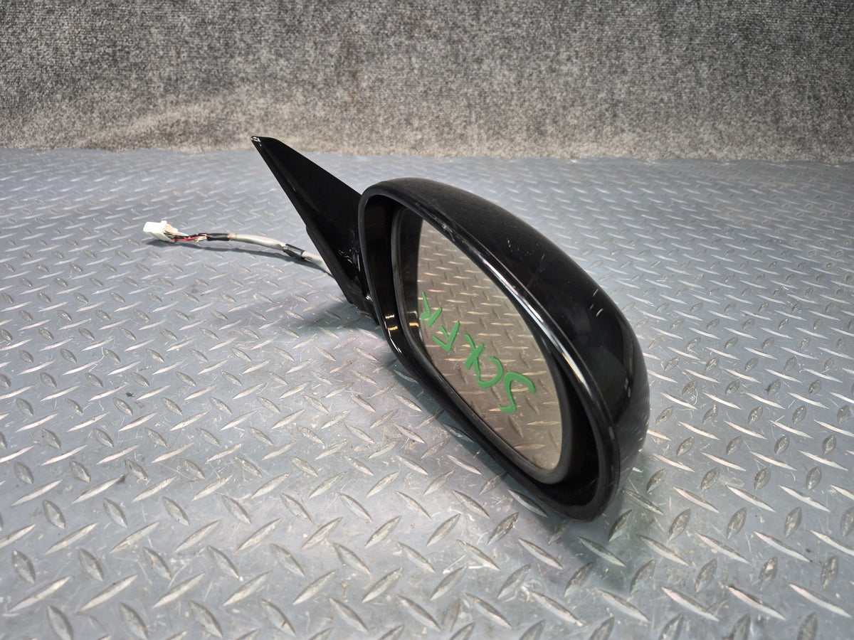 02-05 Lexus SC430 Right Door Exterior Side View Heated Mirror Black OEM
