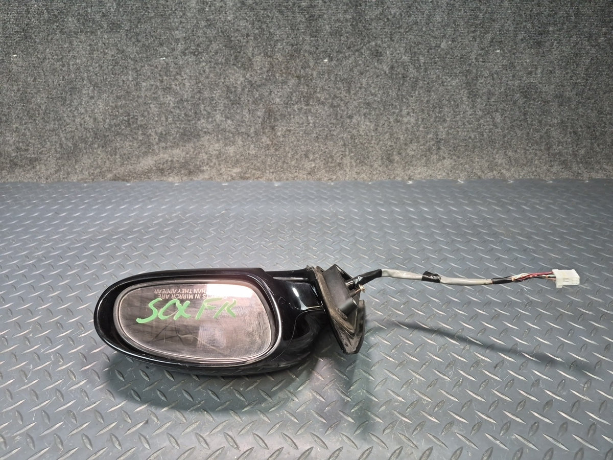02-05 Lexus SC430 Right Door Exterior Side View Heated Mirror Black OEM
