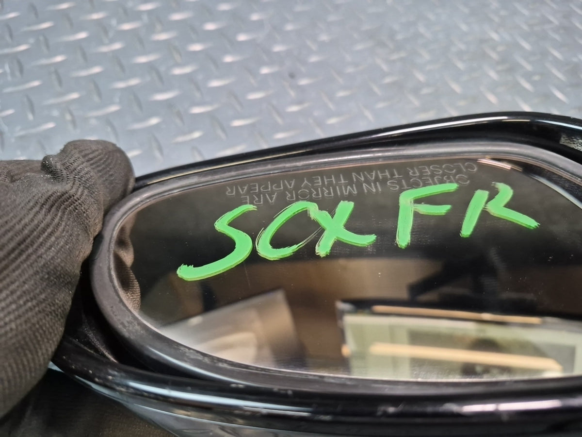 02-05 Lexus SC430 Right Door Exterior Side View Heated Mirror Black OEM