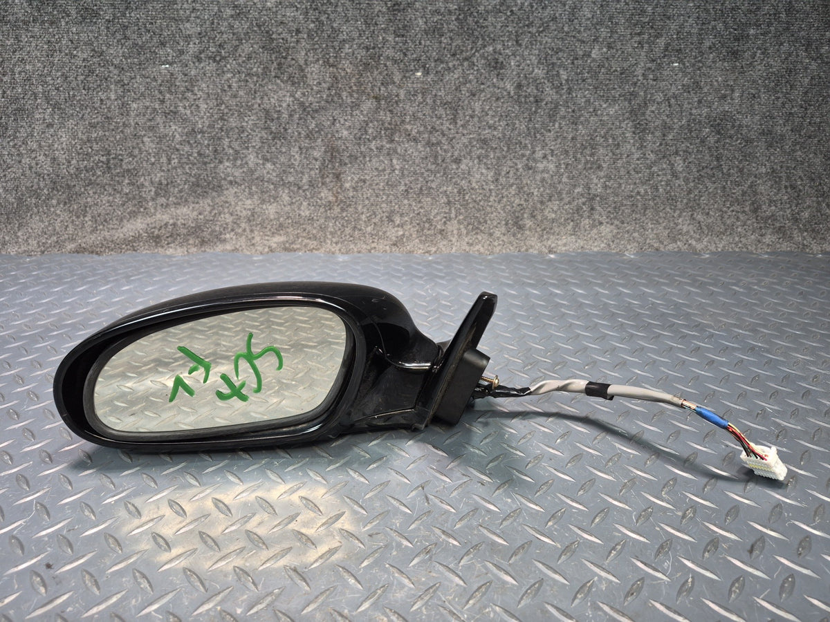 02-08 Lexus SC430 Left Door Exterior Side View Heated Mirror Black OEM