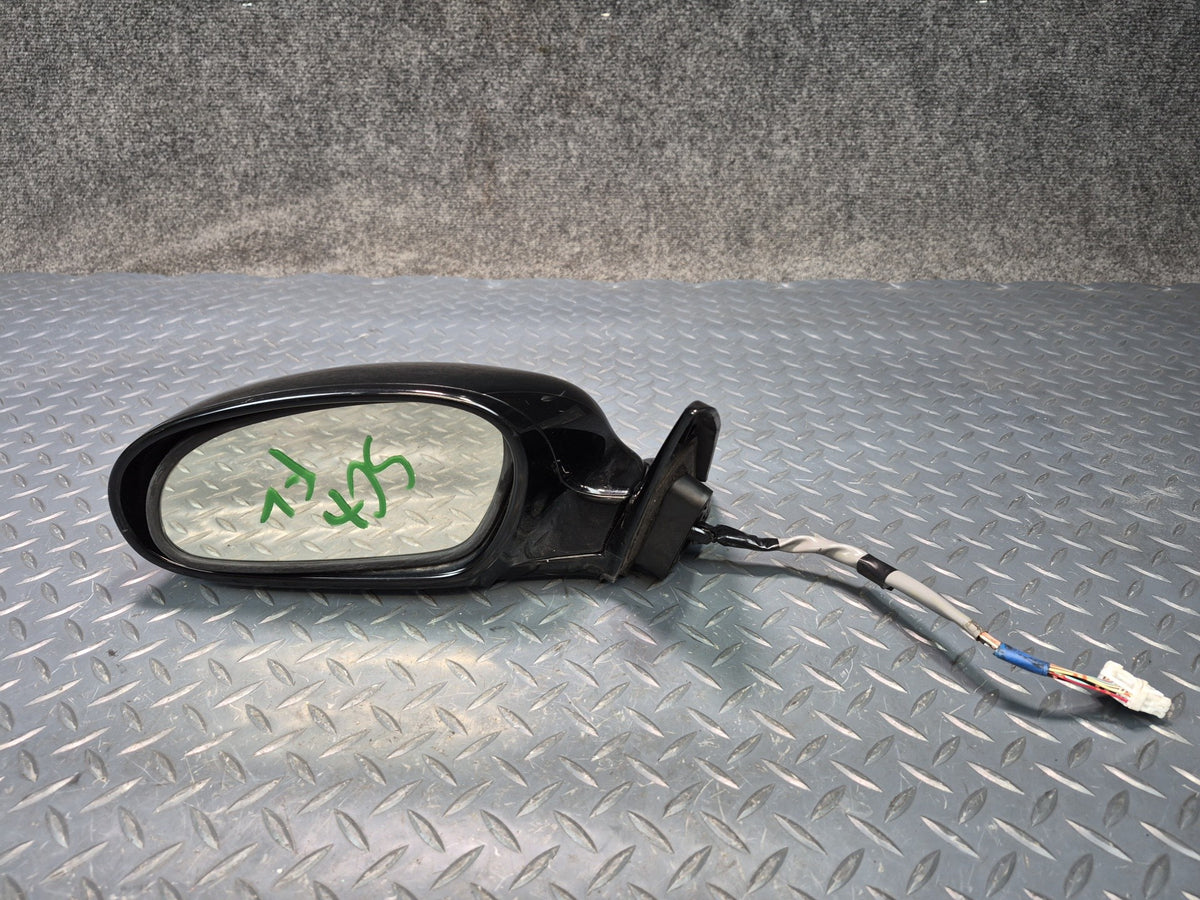 02-08 Lexus SC430 Left Door Exterior Side View Heated Mirror Black OEM